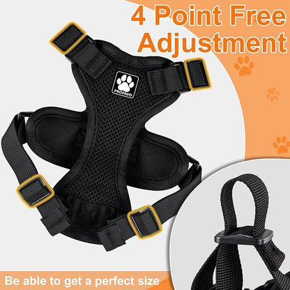 Cat Harness and Leash for Walking,Airtag Cat Harness and Leash Set with Integrated Hidden type Air Tag Holder,Escape Proof Reflective Adjustable Vest Harnesses with Apple Air Tag Case for Cats,Puppies