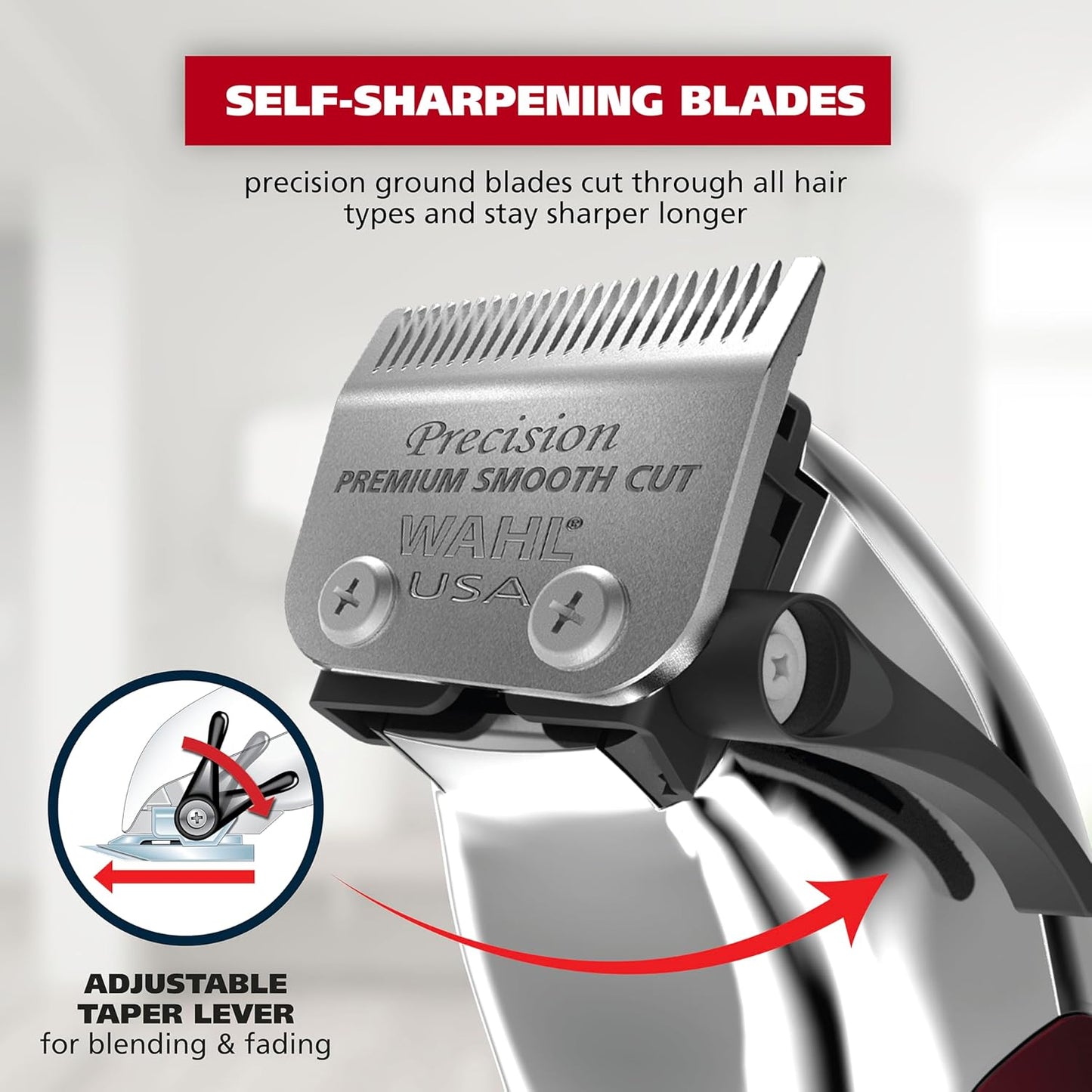 Wahl USA Pro Series All Metal Corded Dog Grooming Kit, an Ultra Quiet Dog Clipper with Metal Housing for Quieter and Cooler Operating - Model 3026335