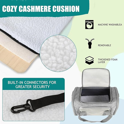 Top tasta Dog Cat Carrier Pet Carriers for Small Medium Large Cats Dogs Carrier Soft Sided Small Puppy Dog Carrier Portable Foldable Airline Approved Dog Cat Travel Carrier Grey Large