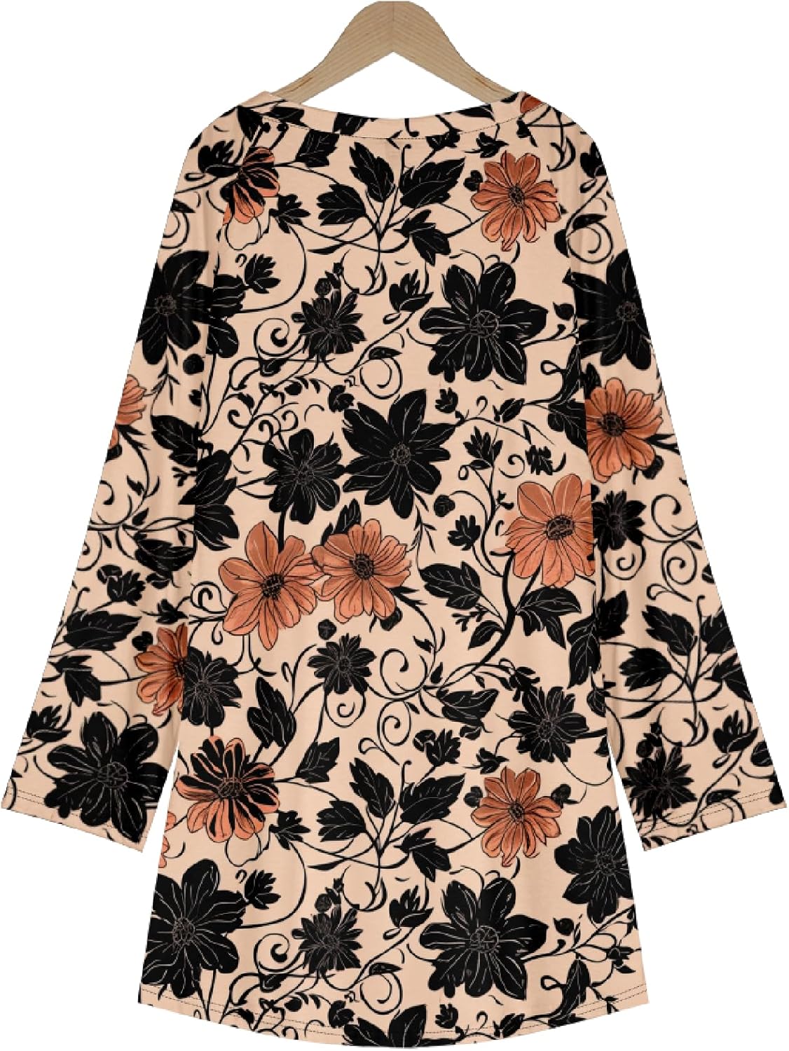 MARSVOVO Women Novelty Graphic Plus Size Sweater Crewneck Long Sleeve Cute Printed Loose Fit Casual Fall Sweaters Top