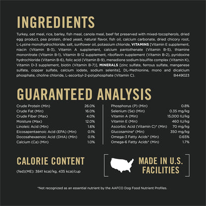 Purina Pro Plan Sensitive Skin and Stomach Dry Dog Food Turkey and Oat Meal - 24 lb. Bag