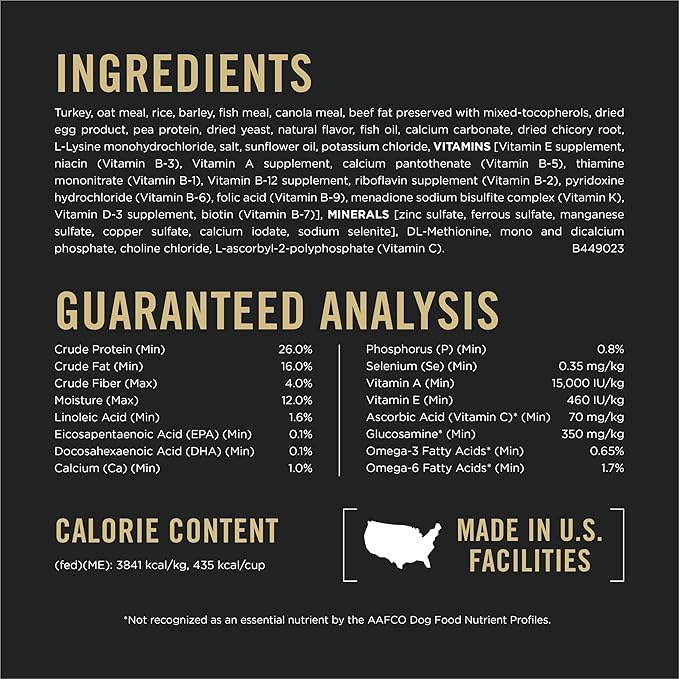 Purina Pro Plan Sensitive Skin and Stomach Dry Dog Food Turkey and Oat Meal - 4 lb. Bag