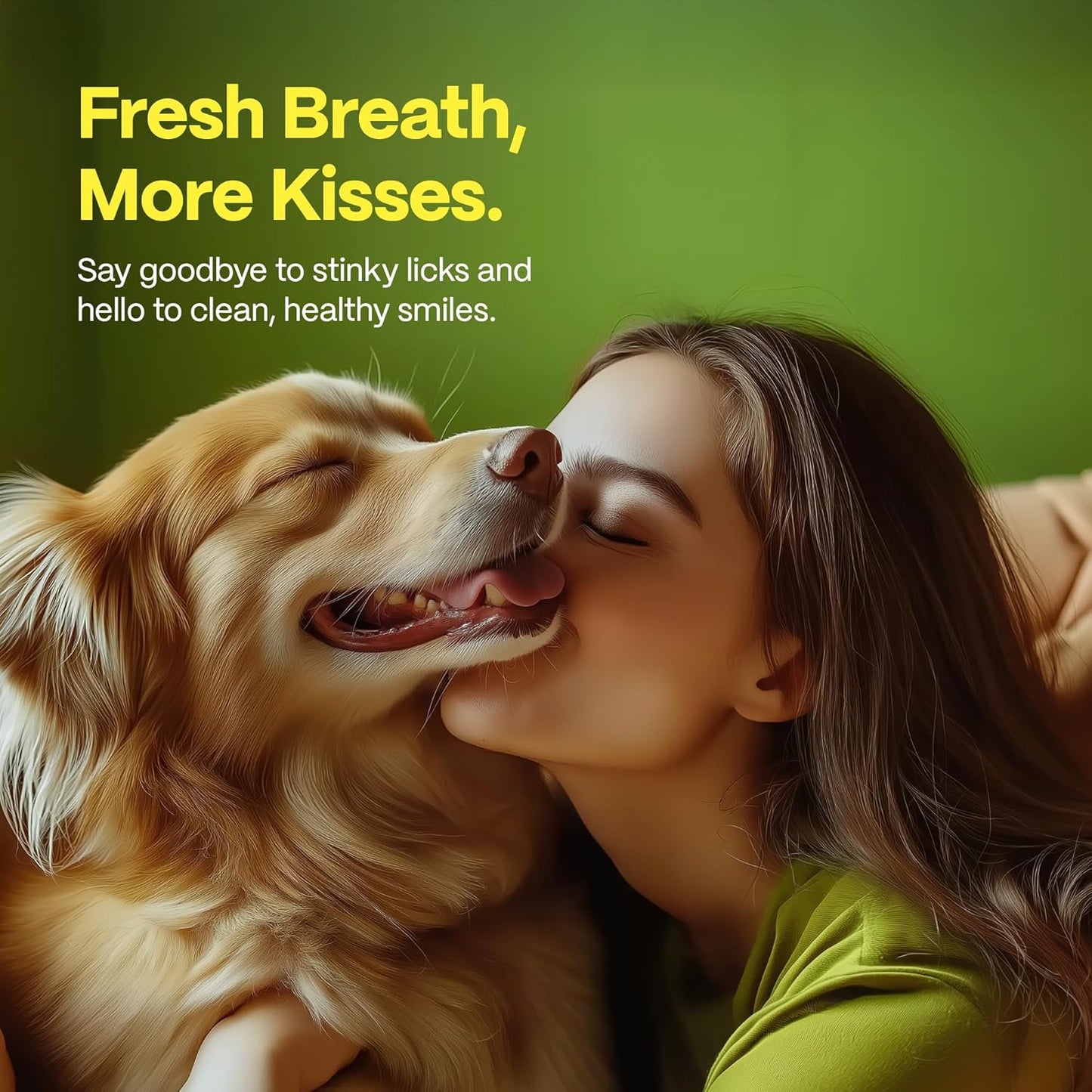 DOCO Dog Teeth Cleaning Wipes - Dog Tooth Brushing Kit, Remove Plaque & Tartar, Freshen Breath, Easy Pet Tooth Cleaning Kit for Oral Care, Ideal for Cat Owners - Coconut & Grapefruit Flavor, 100 ct.