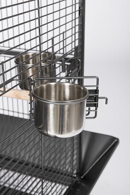 Prevue Pet Products 34521 Dometop Bird Cage, Large, Black Hammertone