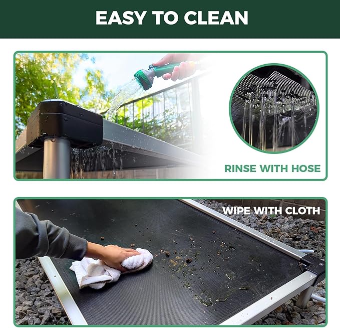 FXW TitanNest Chew-Proof Elevated Dog Bed, Raised Cot for Indoor/Outdoor/Camping Use, Durable & Waterproof Cooling Pet Bed for Extra-Small Dogs, 29.0" L x 18.0" W x 4.5" H, Black