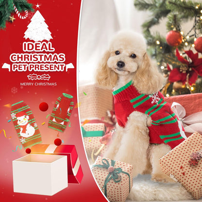 PETCARE Red Snowman Dog Sweater Christmas Dog Sweaters Vest Ugly Snow Xmas Puppy Costume Pet Holiday New Year Fall Winter Clothes for Small Medium Large Dogs Cats Pullover Sweaters Outfits,Small
