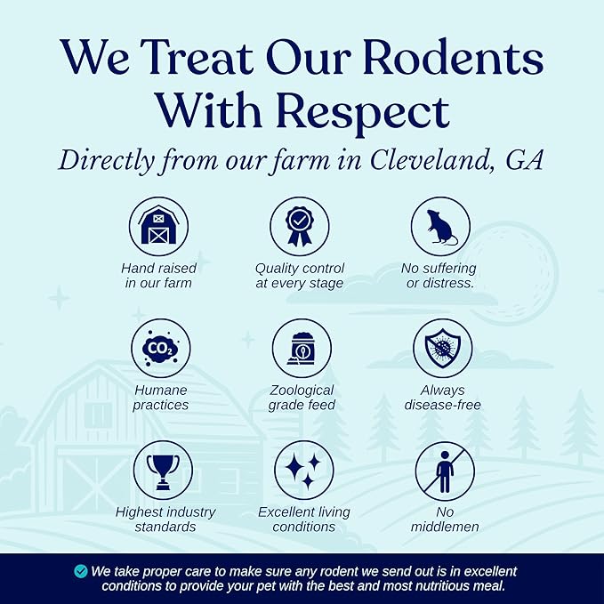 MiceDirect 100 Frozen Mice Small Pinkie Feeders Snake Food for Corn Snakes Ball Pythons Lizards Reptiles (.5-1 in) (Pack of 100) (100 Grams Min)