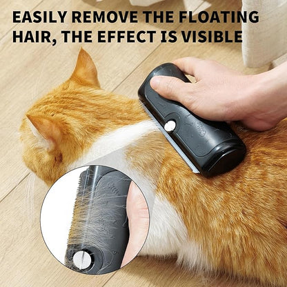 Cat & Dog Deshedding Brush – Gentle Pet Hair Remover Comb for Shedding, Effective Grooming Tool for Long & Short Hair, Comfortable Grip, Easy to Clean, Professional Pet Brush