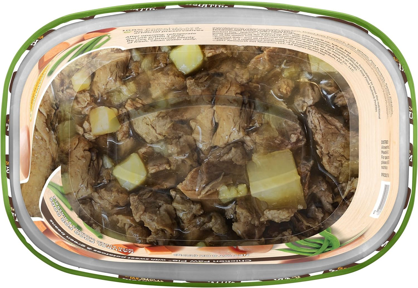 Nutrish Rachael Ray Wet Dog Food Chicken Paw Pie, 8 oz. Tub, 8 Count