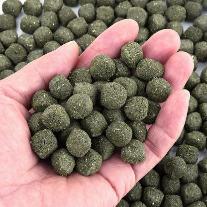 Timothy Hay Cubes 24 oz (4 * 6oz) -100% Natural Timothy Hay Made Pellets for Rabbits Tortoise Guinea Pig