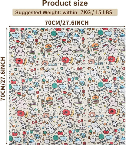 27.6" Large Cat Grooming Wrap – Anti-Escape Cat Wrap for Cutting Nails, Brushing & Medication – Soft, Comfortable, Reusable, Self-Adhering, Holds Cats Up to 15lbs (Elephant Cat)