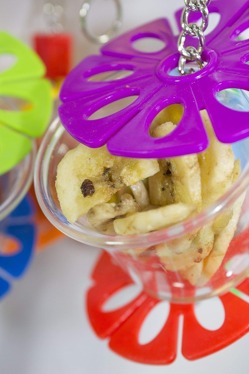 Mobile Forager - Durable Fun Treat Foraging Cage Accessory Toy - Sugar Gliders, Squirrels, Chinchillas, Prairie Dogs, Degus, Opossums, Marmosets, Monkeys, Parrots, Birds, Rats, Hamsters & Gerbils