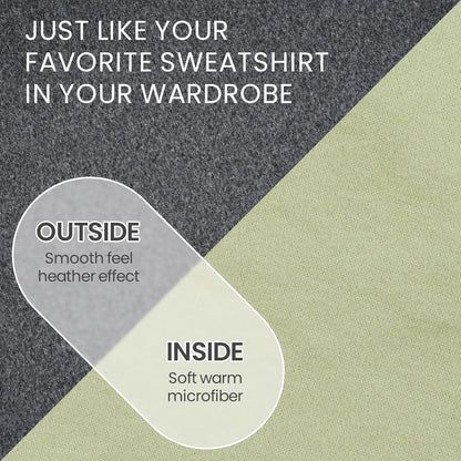 ROZKITCH Dog Sweaters Soft Fleece Pullover Sweatshirt Pajamas, Turtleneck Warm Pet Cold Weather Jacket Stretchy Vest Jumpsuit Apparel Outfit Clothes for Small Medium Large Dogs Walking Sleep Grey XL