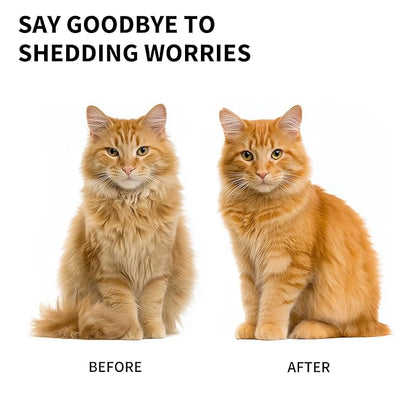 Cat & Dog Deshedding Brush – Gentle Pet Hair Remover Comb for Shedding, Effective Grooming Tool for Long & Short Hair, Comfortable Grip, Easy to Clean, Professional Pet Brush