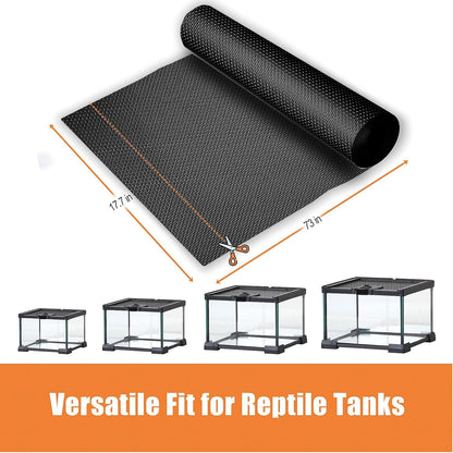 Bearded Dragon Tank Accessories, Reptile Terrarium Liner, Bearded Dragon Substrate Bedding for 40 Gallon 50 Gallon 75 Gallon Reptile Tank