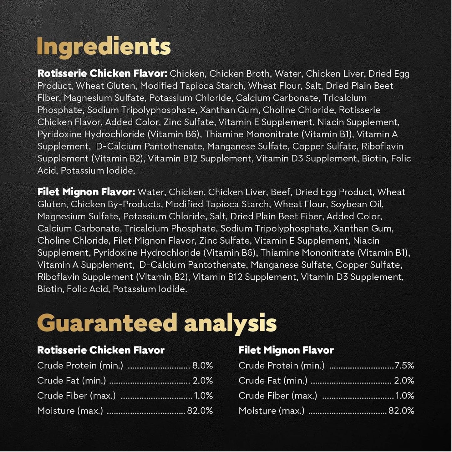 Cesar Filets in Gravy Wet Dog Food Filet Mignon Flavor and Rotisserie Chicken Flavor Variety Pack, 1.76 oz. Mini-Pouches (20 Count, Pack of 2)