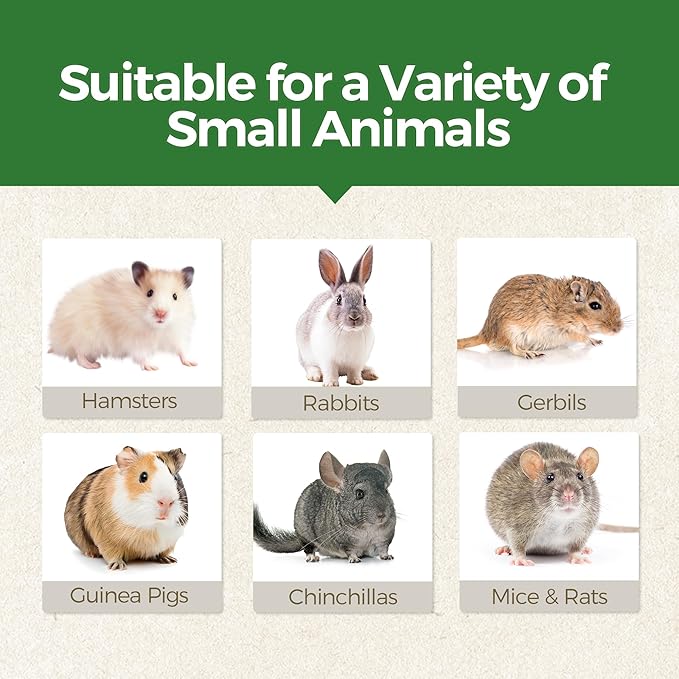 TEEWY 3PCS Guinea Pig Chew Toys, Prevent Teeth Overgrowth, Natural Vegetables and Timothy Grass, Hamster Chew Toys, Guinea Pig Toys, Chinchilla Toys, Peapod-Shaped