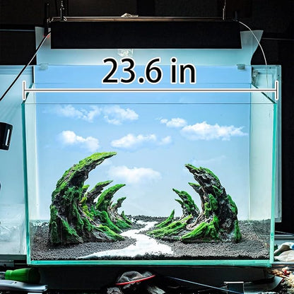 Novelsite Fish Tank Accessories, Aquarium Decorations, Scenery, Rock Ornaments - Create Aquatic Beauty with Premium Aquarium Decorations,17" W x 8.6" H x 5" D