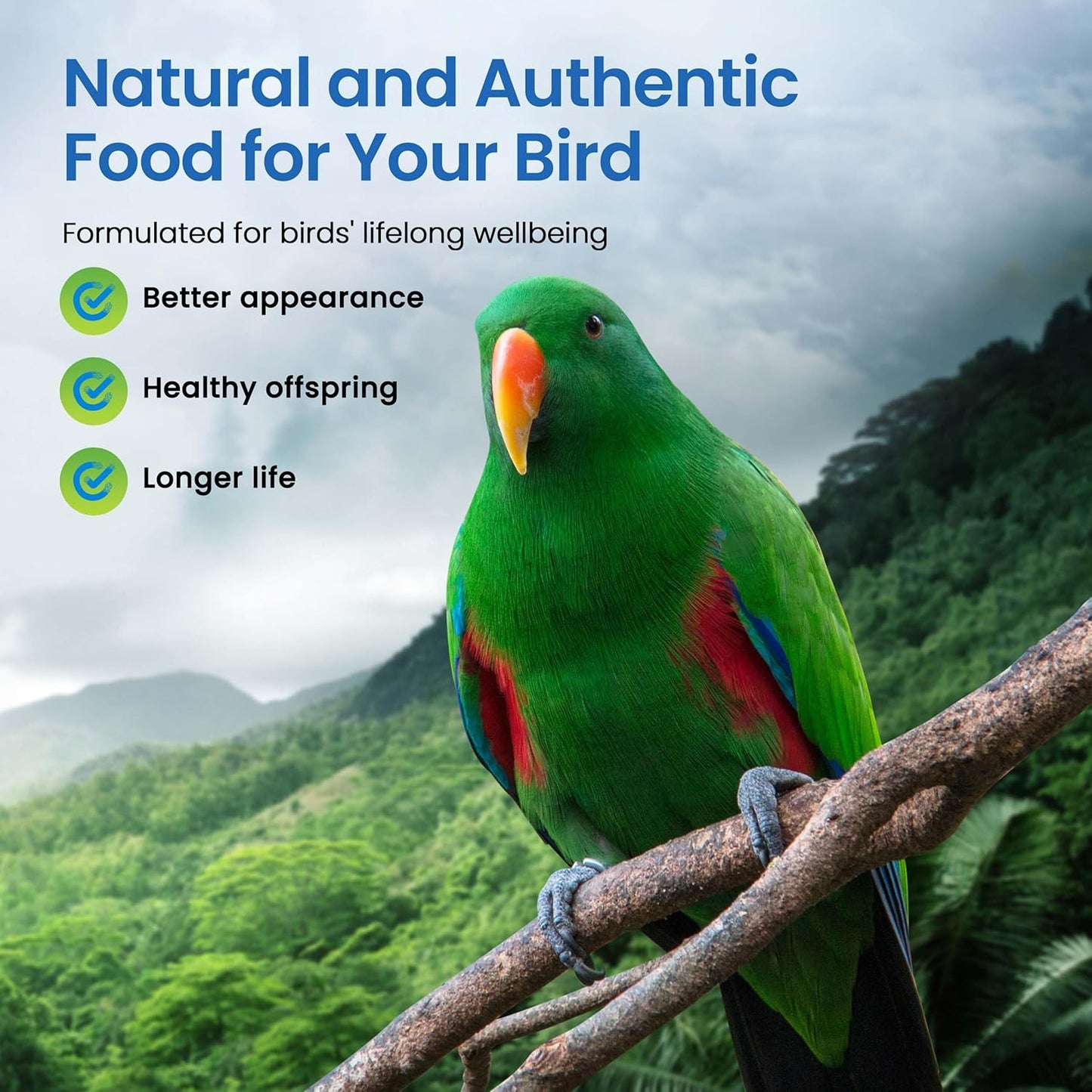 Harrison's Bird Foods Pepper Lifetime Coarse - Certified Organic, Non-GMO Formula for Medium to Large Birds - Premium, Nutrition for Long-Term Health, Vitality & Wellness - 5 lb Bag