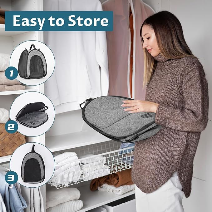 Petsfit Guinea Pig Carrier Extra Large Small Animal Carrier for Rabbit,Hamster,Hedgehog,Rat,Small Birds - Portable Bags with Shoulder Strap,Breathable Mesh Window,Removable Trays,Side Pockets