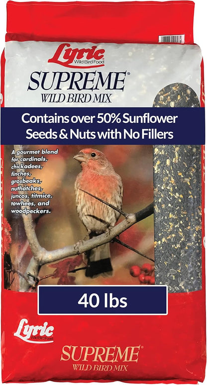 LEBANON SEABOARD SEED 26-47293 Supreme Bird Seed, 40 lb