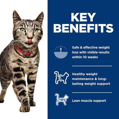 Hill's Science Diet Perfect Weight, Adult 1-6, Weight Management Support, Wet Cat Food, Turkey & Vegetables Stew, 2.9 oz Can, Case of 24