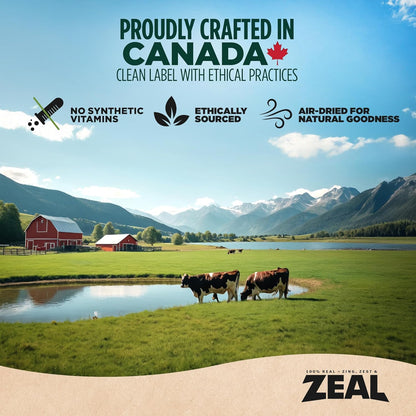 ZEAL Canada Air-Dried Salmon & Duck Recipe for Dogs - Superfood Omega-3 Rich, Dual-Protein, Grain Free, No Fillers, Complete Nutrition (Salmon & Duck, 5.5 lb)