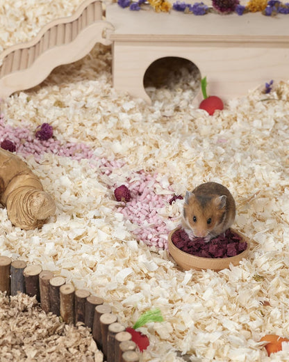 Niteangel Hamster Snack & Treats Toy - Small Animal Natural Treat for Dwarf Syrian Robo Hamsters Gerbils Mice Lemmings Degus or Other Small-Sized Pets (Freeze-Dried Beetroot)