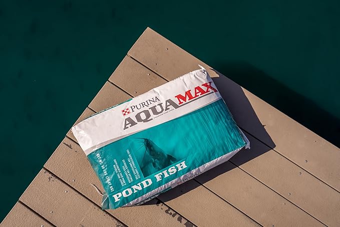 Purina AquaMax Pond Fish 2000 | Floating Pond Fish Food for Ponds and Lakes | Bluegill Fish Food, Game Fish Food, Catfish, Koi & Bass Food, 50 Pound (50 LB) Bag