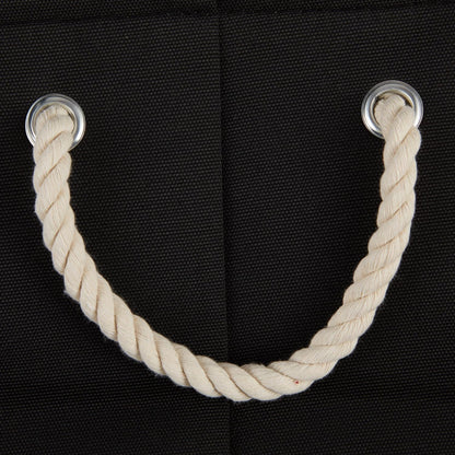 Bone Dry Pet Storage Collection Collapsible Bin, Black, Medium Round