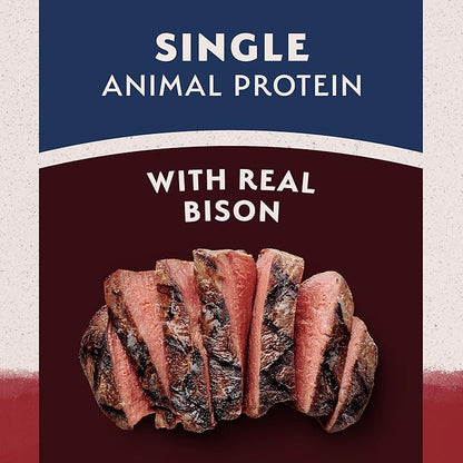Natural Balance Limited Ingredient Adult Grain-Free Dry Dog Food, Reserve Sweet Potato & Bison Recipe, 12 Pound (Pack of 1)