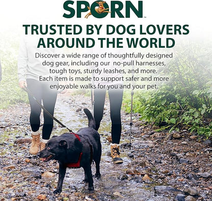 Sporn No Pull Dog Harness for Small-Sized Dogs - Red Mesh, Heavy Duty Nylon, Breathable, Lightweight, Adjustable, Padded, Soft & Easy, Anti-Pull & Anti-Rub Body Halter, Small Dog Harness for Puppies