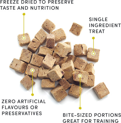 Crumps' Naturals Freeze Dried Beef Liver Mini Trainers, 3.7oz / 105g, Brown