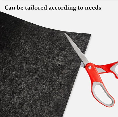 Large Bird Cage Mat, Under Pet Cage Mat for Bird Cages, Reptile Aquariums, Dog Kennels, Absorbent/Waterproof Felt Mat with Non-Slip Backing for Hard Floors and Surfaces (36x48 Inch)