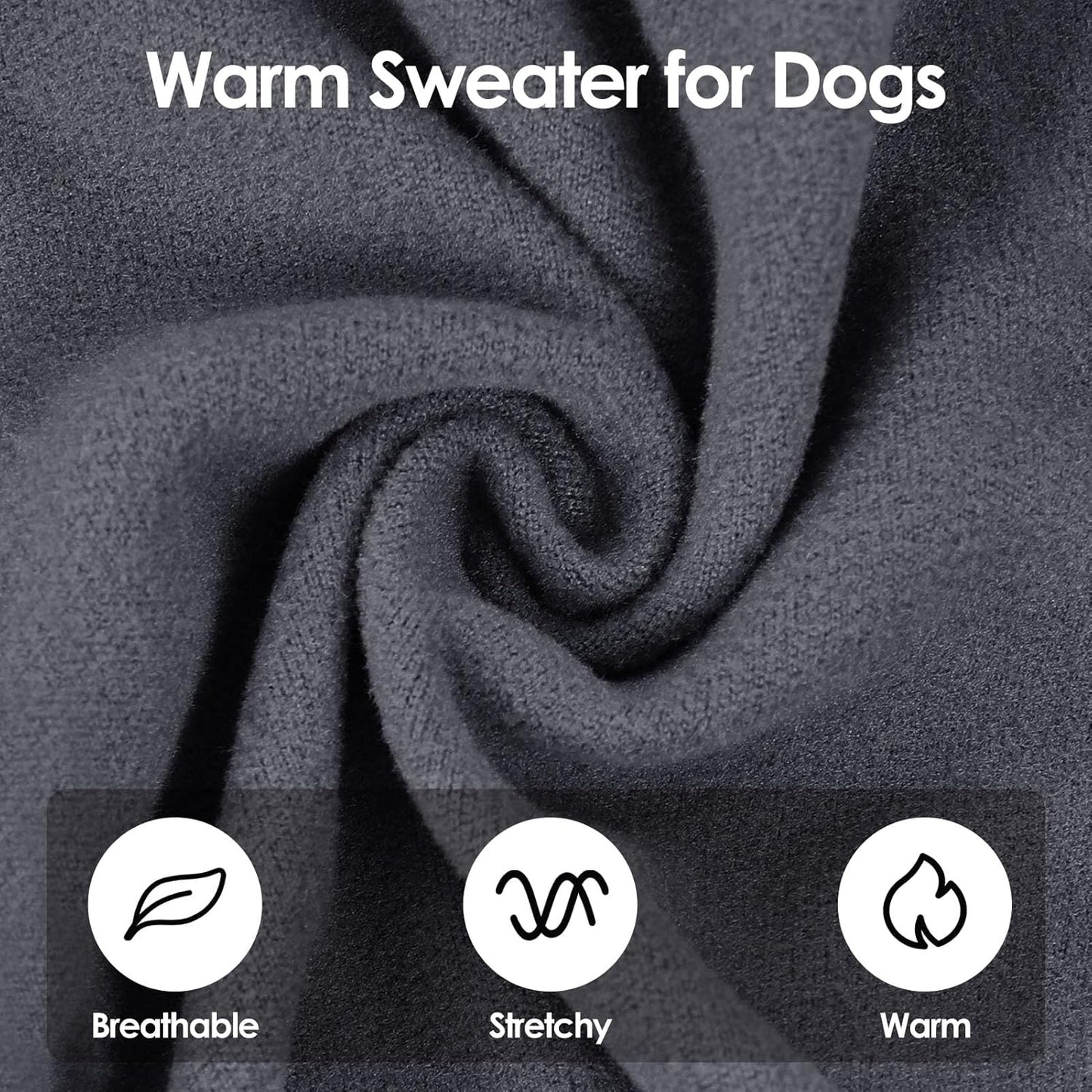 SUNFURA Hair Sticky Cat Clothes, Cat Sweater for Cats Only, 4-Legged Fleece Sweaters Kitten Pajamas Reduce Shedding Fur, Warm Pullover Shirts for Cats, Red M