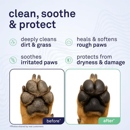 Petpost Large Paw Wipes for Dogs | 70 Count Dog Paw Cleaner Wipes with Coconut Oil, Jojoba Oil & Aloe | Gentle Pet Wipes for Paws | Ultra Soft Cotton Pads, Cherry Blossom Scent