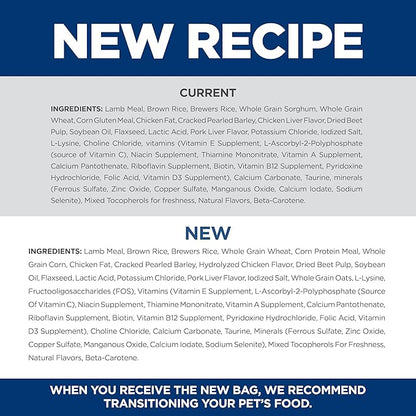 Hill's Science Diet Adult 1-6, Adult 1-6 Premium Nutrition, Dry Dog Food, Lamb & Brown Rice, 15.5 lb Bag