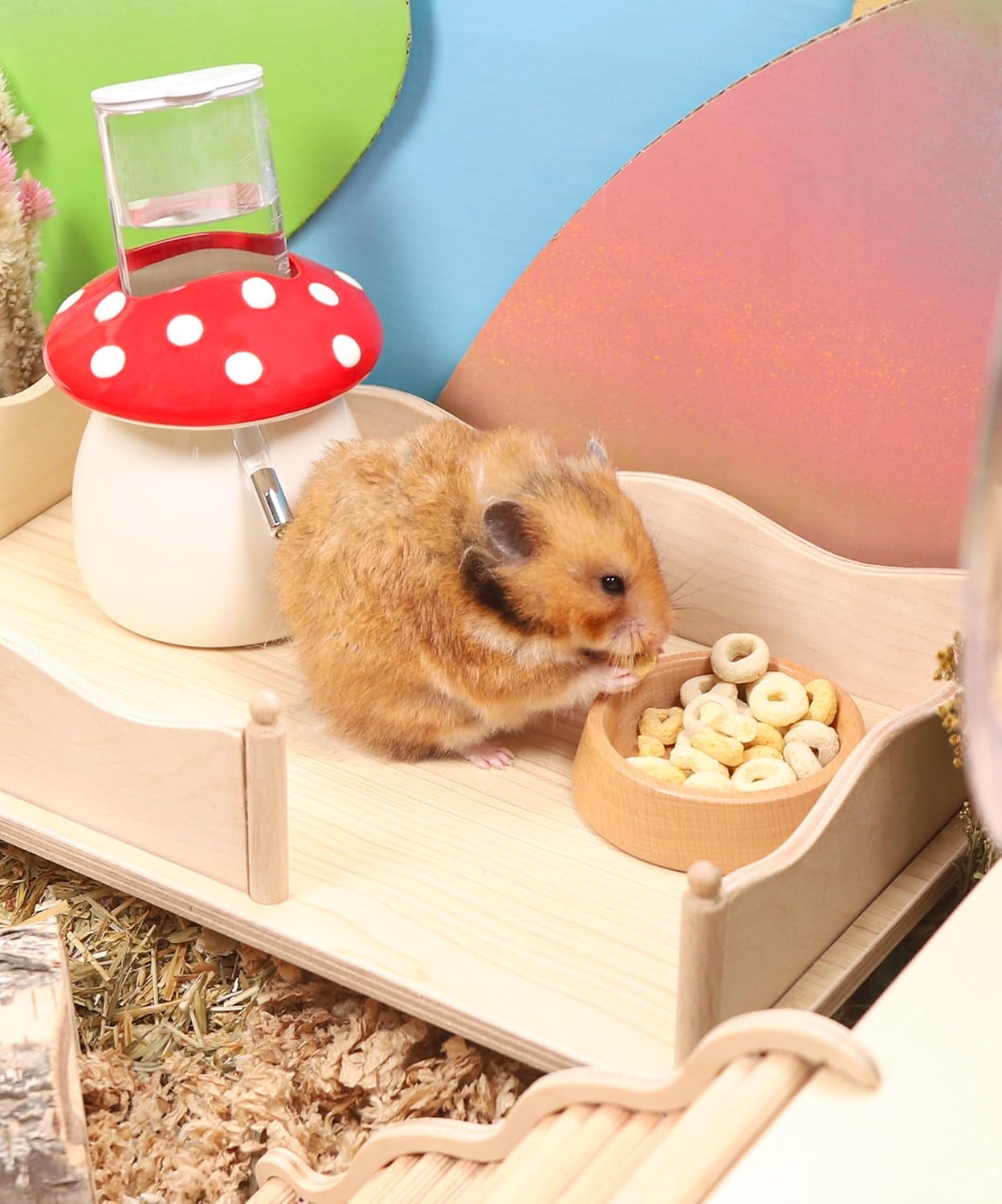 Niteangel Hamster Snack & Treats Toy: - Small Animal Natural Treat Mix for Dwarf Syrian Robo Hamsters Gerbils Mice Lemmings Degus or Other Small-Sized Pets