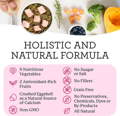 Dr. Harvey's Raw Vibrance Grain Free Dehydrated Foundation for Raw Diet Dog Food (6 Pounds)