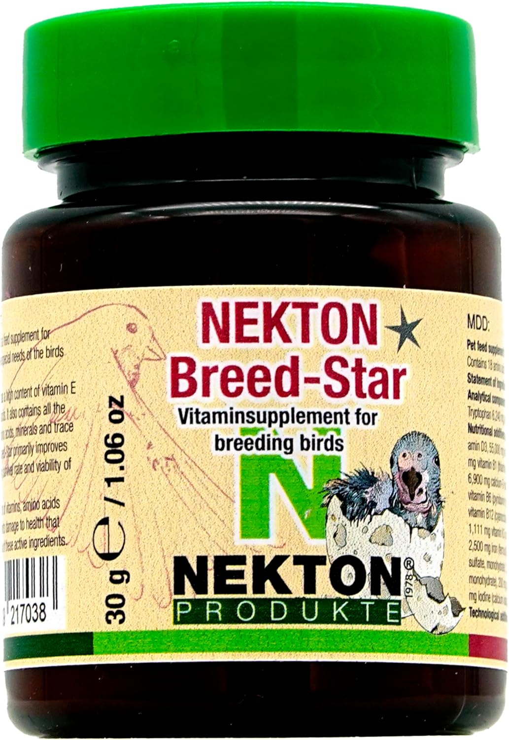 Nekton Breed-Star Breeding Supplement for Birds 30g / 1.06oz
