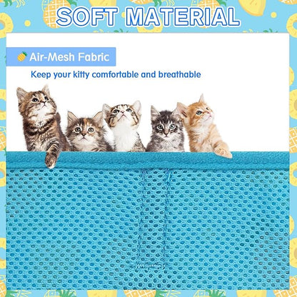 PUPTECK Soft Mesh Cat Vest Harness and Leash Set Puppy Padded Pet Harnesses Escape Proof for Cats Small Dogs Rabbits Bunny