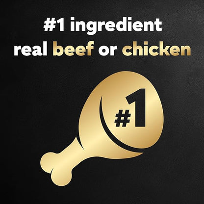 Cesar Wet Dog Food Classic Loaf in Sauce Breakfast and Dinner Mealtime Variety Pack, 3.5 oz. Easy Peel Trays (12 Count, Pack of 1)