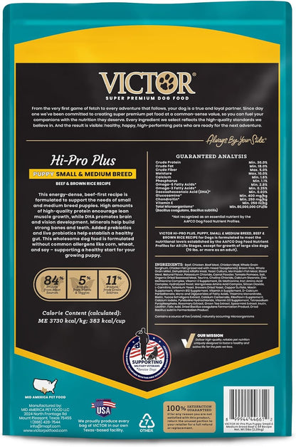VICTOR Classic - Hi-Pro Small & Medium Breed Puppy, 5-lb