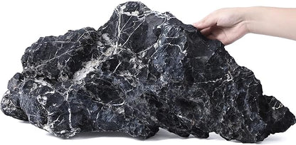 22-24 Inches Natural Seiryu Stone 1 PCS Ultra Large Aquarium Rocks for Aquascaping, Aquarium Landscaping, Terrariums, Fish Tank Decoration, Vivariums, Paludarium, Amphibian Enclosures
