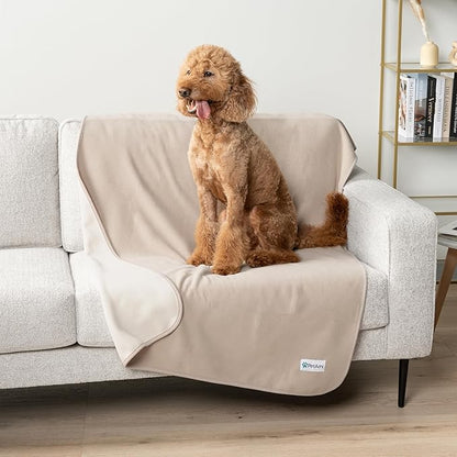 PetAmi Waterproof Pet Blanket Dog Bed Couch Cover for Furniture, Reversible Washable Soft Fleece