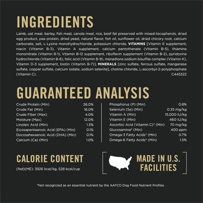 Purina Pro Plan Sensitive Skin and Sensitive Stomach Dog Food Lamb and Oat Meal Formula - 24 lb. Bag