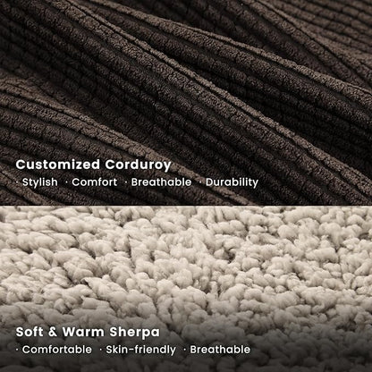 Miguel Washable Dog & Cat Bed with Removable Cushion for Medium & Small Dogs, Easy to Wash Pet Sofa Bed with Side Bolster, Anti-Slip Bottom, Brown, 30 Inch Rectangle