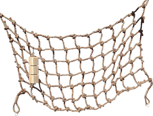 Parrot Climbing Rope Net (Choose Size) (Medium 6x3ft)