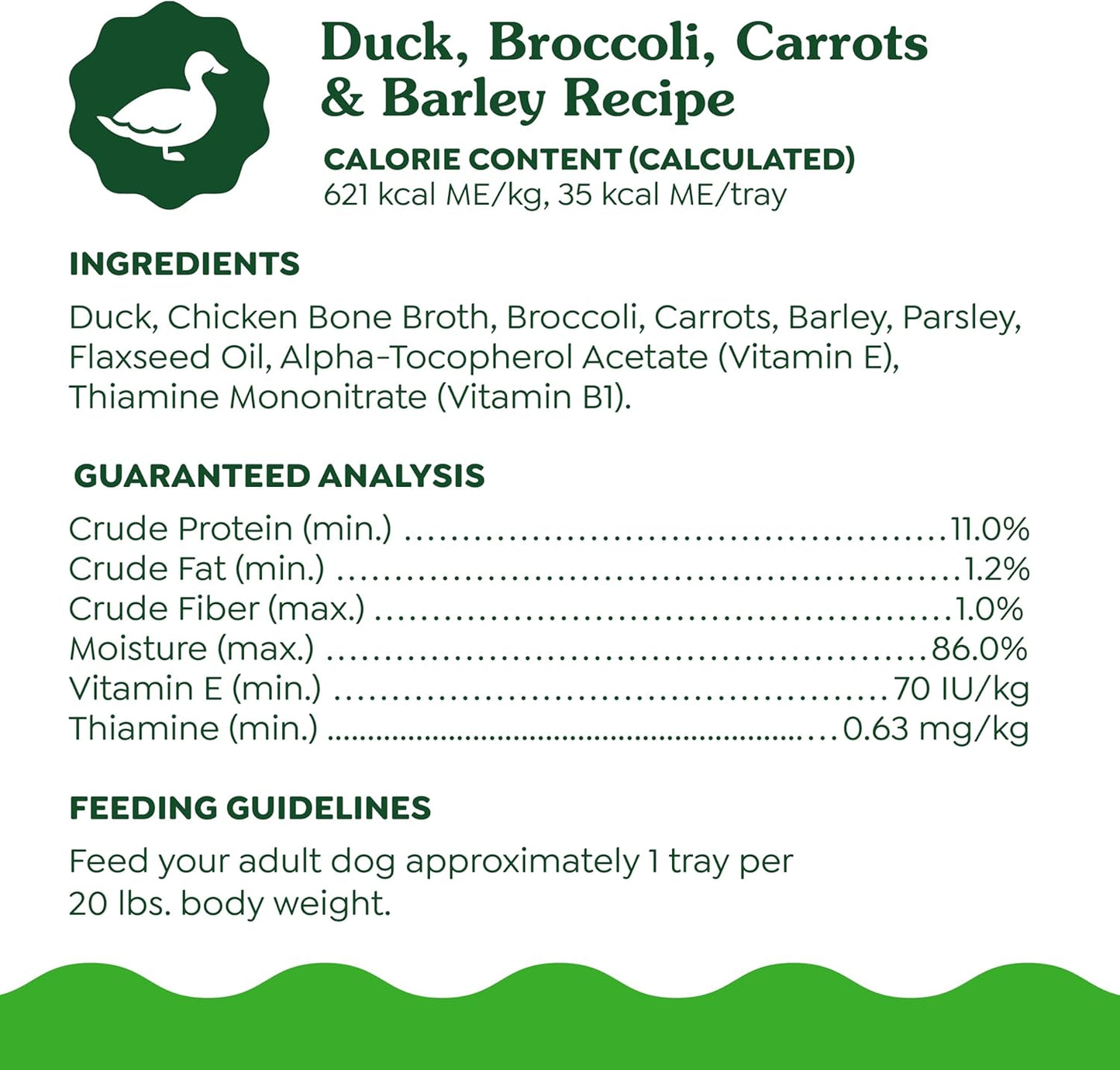 Greenies Smart Topper High Protein Wet Mix-in for Dogs, Duck, Broccoli, Carrots & Barley Recipe in Vitabroth Broth - Bone Broth + Vitamins E & B1, 10 Count