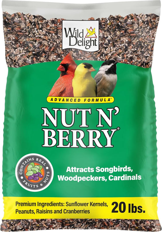 Wild Delight 366200 20-Pound Nut N-Berry Birdfood, 20 lb